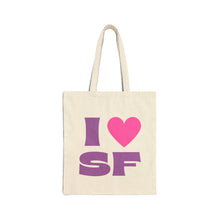 Load image into Gallery viewer, &quot;I love San Francisco&quot; Cotten Tote Bag!
