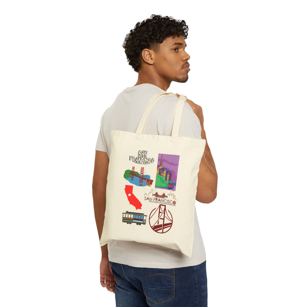 San Francisco Cotton Tote Bag!