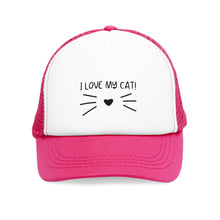 Load image into Gallery viewer, &quot;I LOVE MY CAT&quot;- Mesh Cap
