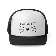 Load image into Gallery viewer, &quot;I love my cat&quot;-Trucker Caps
