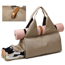 Load image into Gallery viewer, Women&#39;s Multi-Purpose Sports Bag - Waterproof with Shoe Pocket for Yoga, Gym, and Travel
