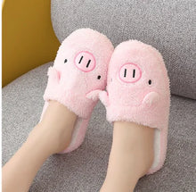 Load image into Gallery viewer, Piggy Face Slippers
