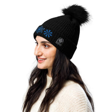 Load image into Gallery viewer, Snow Flake Pom-Pom Beanie!
