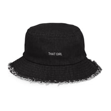 Load image into Gallery viewer, &quot;THAT GIRL&quot; denim bucket hat
