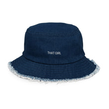 Load image into Gallery viewer, &quot;THAT GIRL&quot; denim bucket hat
