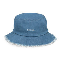 Load image into Gallery viewer, &quot;THAT GIRL&quot; denim bucket hat
