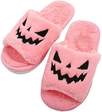 Load image into Gallery viewer, Halloween Spooky Open Toe Slippers
