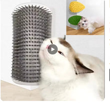 Load image into Gallery viewer, Corner Cat Scratcher Massage Brush Cat Scratch Board
